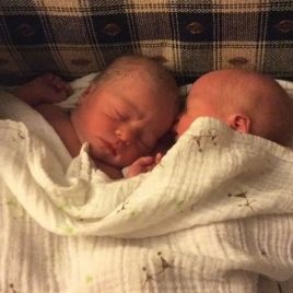 Newborn Twins in Salem OR